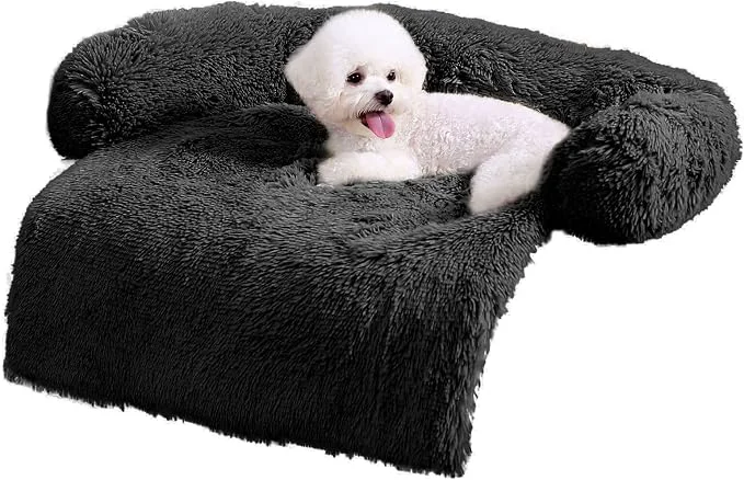 Clean HachiKitty Dog Sofa Bed Cover Plush Couch Protector Washable Pet Mat Traditional