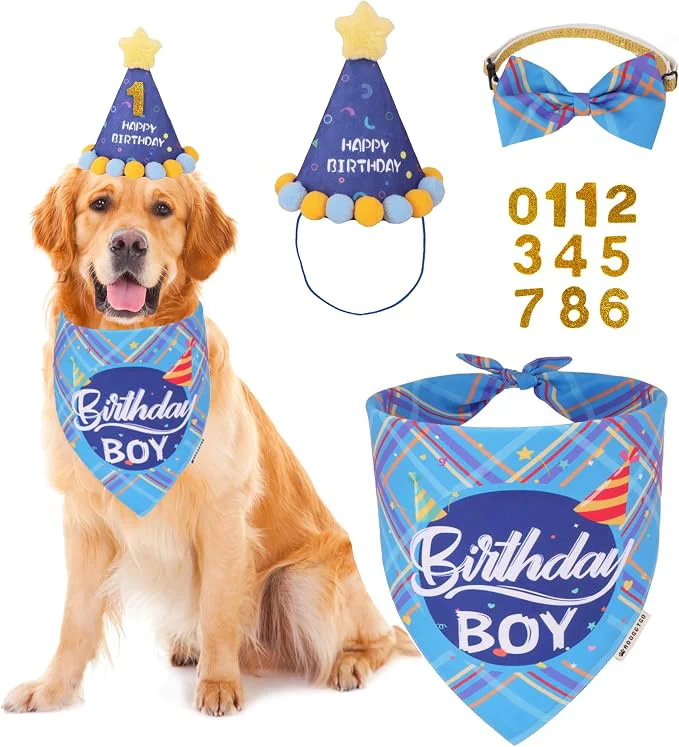 Outstanding ADOGGYGO Dog Birthday Party Supplies Party Hat Smooth