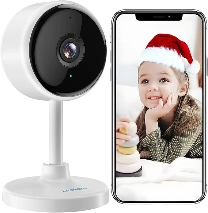 Secure litokam Indoor Cameras for Home Security with Night Vision Pet Cam with Phone App Indoor Security Camera Motion Detection 2-Way Audio WiFi Camara Home Cams 1080PAbout ThisOverview High-Quality