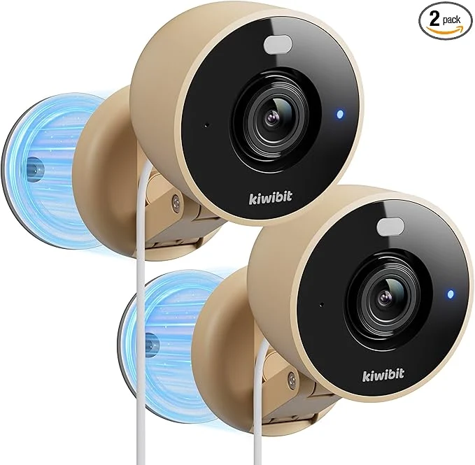Authentic 2K Security Camera Indoor Outdoor Magnetic Wired Cameras for Home Security Pet Camera Baby Monitor AI Detection Color Night Vision 2.4GHz WiFi SD Cloud Storage Works with AlexaAbout ThisOverview Relaxed