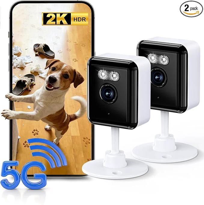 Excellent 2K Indoor Security Camera 2-Pack Dual-Band 2.4 5GHz WiFi Pet Baby Monitor AI Event Detection with Smart Search Color Night Vision 2-Way Audio Human Detection US AppAbout ThisOverview Specialty