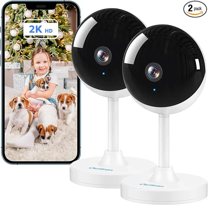 Easy-to-Use Indoor Security Camera owltron 2K Cameras for Home Security with Motion Detection Pet Cam Baby Monitor with Night Vision 2.4 GHz WiFi Two-Way Talk Cloud SD Storage Works with AlexaAbout ThisOverview Functional