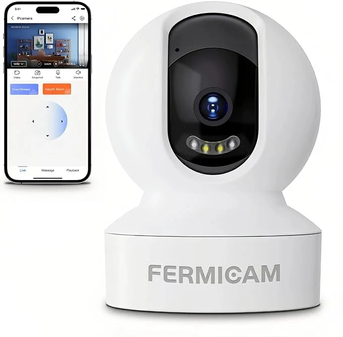 Recyclable Wireless Indoor Security Camera 1080 HD Pet Camera 360° Home Cameras Motion Detection 2-Way Audio Night Vision Cloud SD Card Storage、WiFi-2.4GAbout ThisOverview Excellent