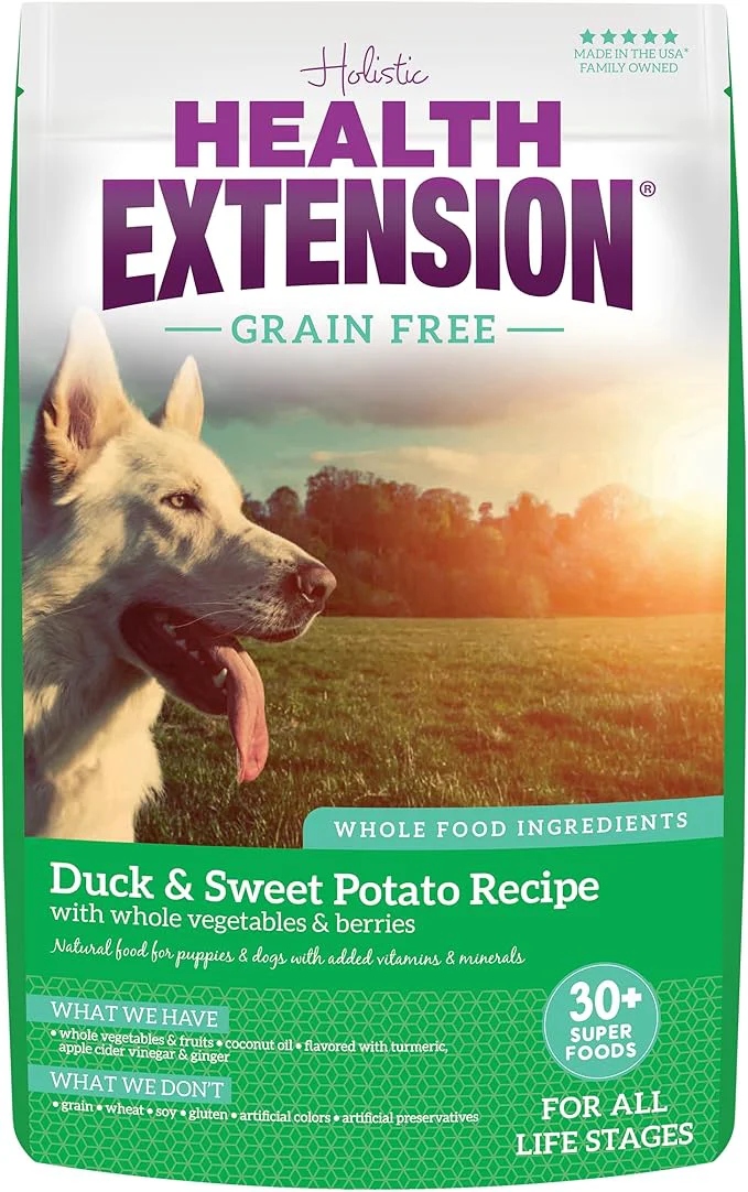 Secure Health Extension Grain Duck Sweet Potato Dry Dog Food - 30 Superfoods and Probiotics for All Life Stages 23.5 lb About This Superior