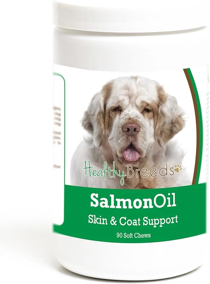 Recyclable Healthy Breeds Clumber Spaniel Salmon Oil Soft Chews 90 CountAbout This Safe