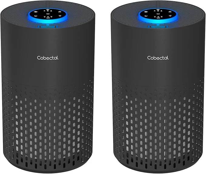 Casual 2 Pack Air Purifiers for Bedroom Home Cobectal Air Cleaner Comfortable