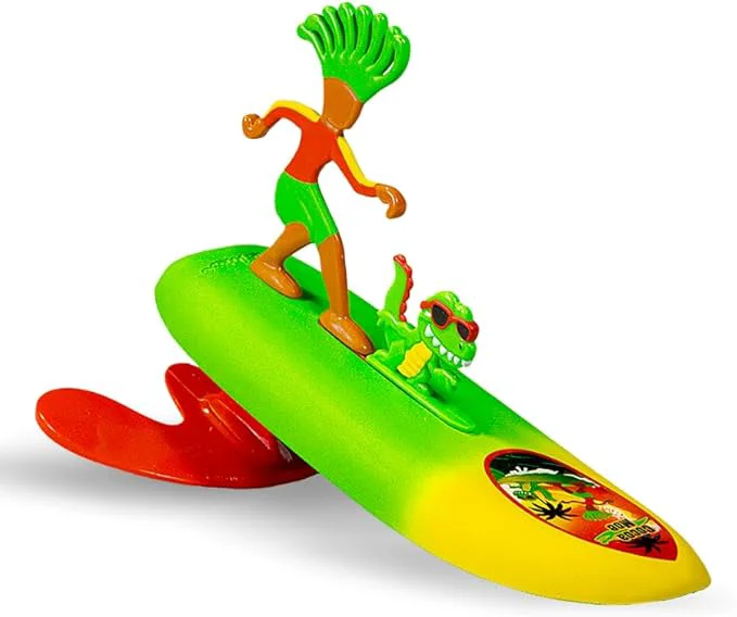 Luxury Surfer Dudes Legends Surfer Pets Wave Powered Mini-Surfer Pet and Surfboard Beach Toy - Cocoa Moe and CruncherAbout This Verified
