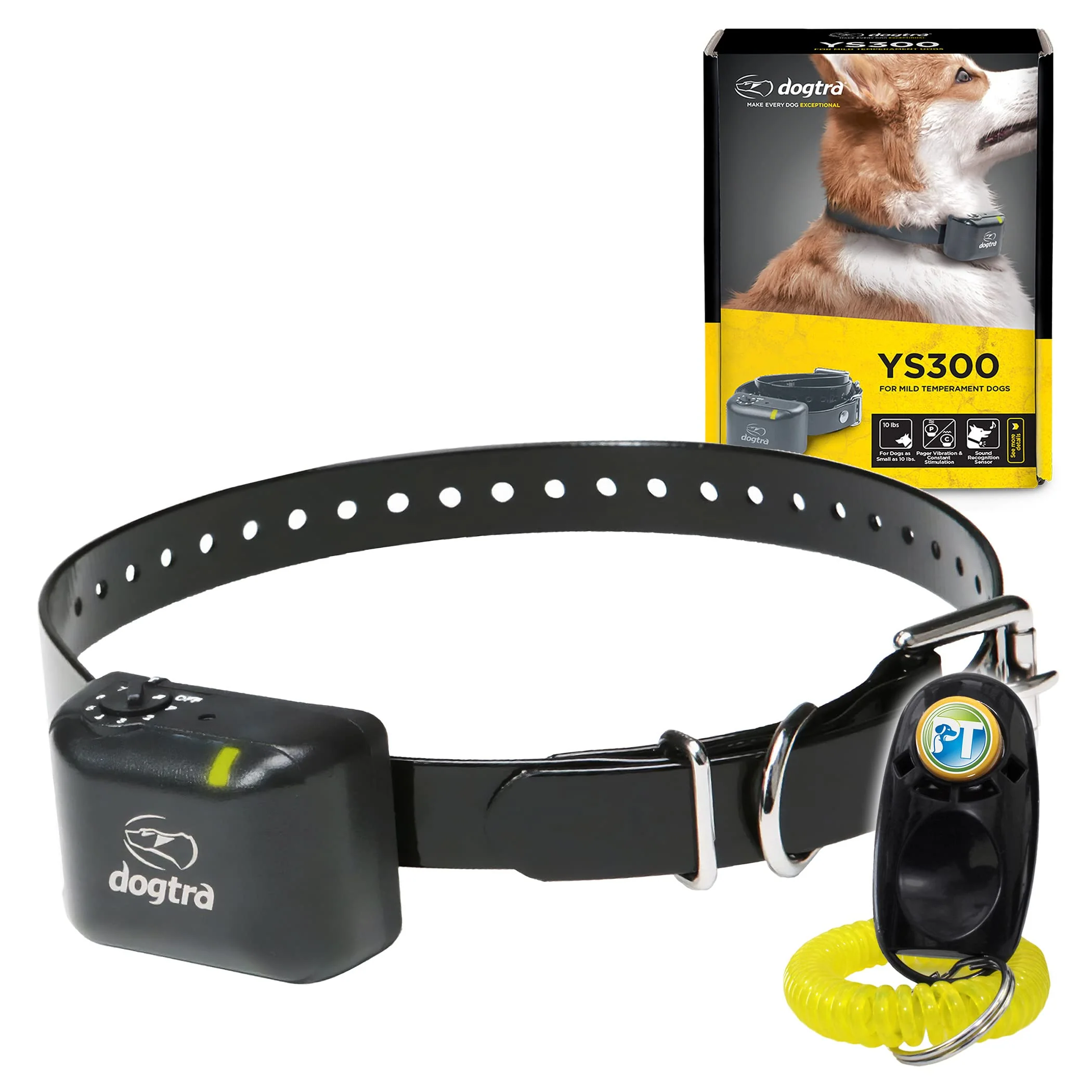 Professional Dogtra YS300 No Bark Collar for Small Medium Dogs 6 Levels Waterproof Rechargeable Fast