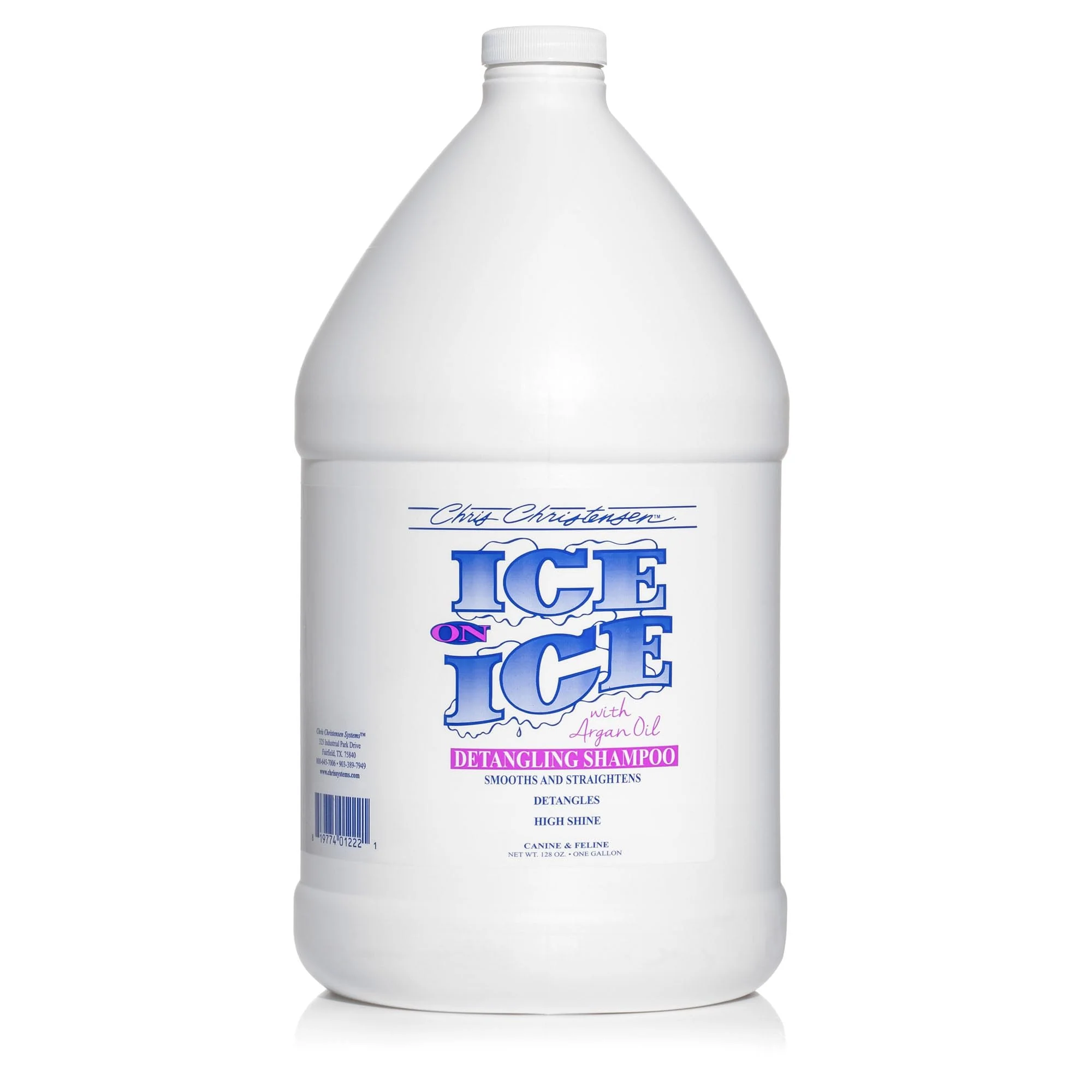Soft Chris Christensen Ice on Ice Strengthening Dog Shampoo – All Coat Types USA Made 1gal Efficient