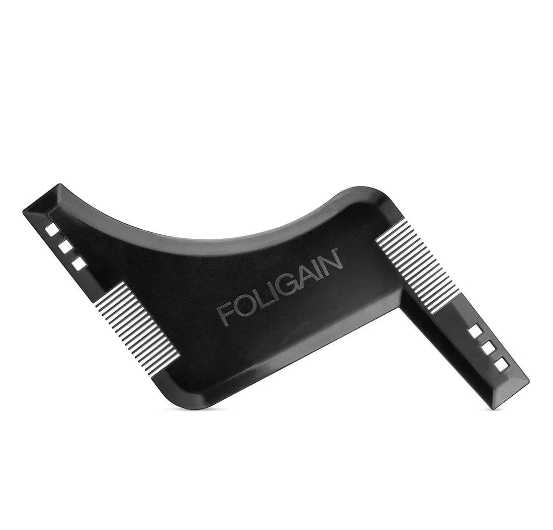 Effective FOLIGAIN® Beard Shaping Tool For All Beard Styles Green
