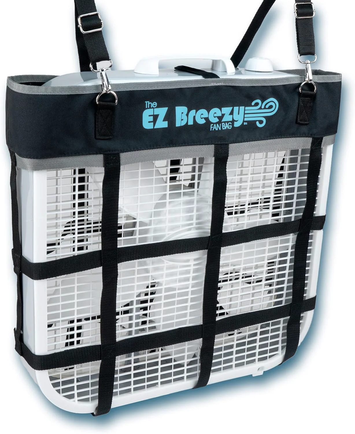 Casual Southwestern Equine EZ Breezy Box Fan Holder Horse Stall Classic Fan Bag Stable Supplies Horse Fan Black Reusable