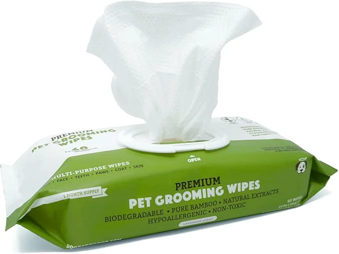 Traditional Doggy Do Good Pet Wipes Xtra-Large - 60 Ct. Single Pack Lavender Scent About This Breathable