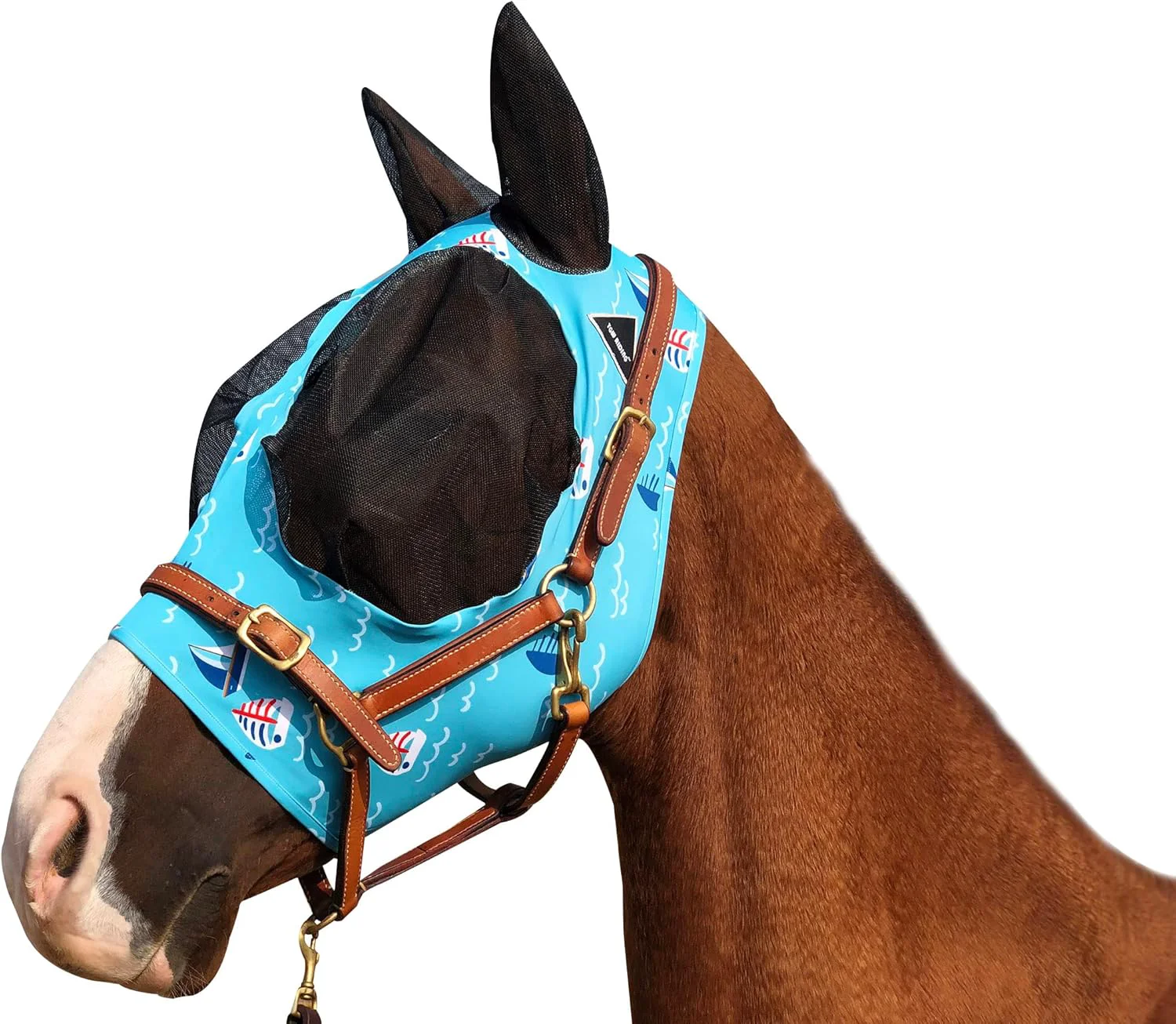 Trendy Horse Fly Mask Super Comfort Horse Fly Mask Elasticity Fly Mask with Ears We Only Make Products That Horses Like… Sky Blue M Innovative