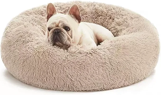 Soft Calming Dog Cat Bed for Extra Large Small Medium Sized Pet Donut Washable Comfort Fluffy Warm Round Mat for Puppy Kitten 8 Size Essentials Furniture Supplies IndoorAbout ThisOverview Carefully Designed