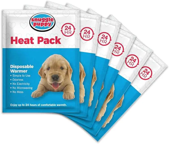 Soft SmartPetLove Snuggle Puppy Heat Packs - 6 Odourless Long Lasting Disposable Hand Warmers Made with All Natural IngredientsAbout ThisOverview Official