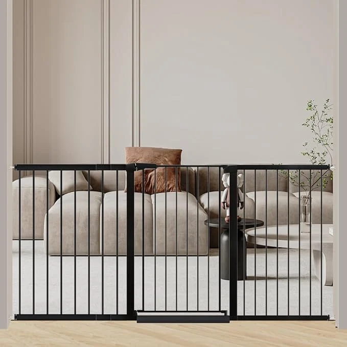 Stylish Fairy Baby Extra Tall Baby Gate Stand 38 Tall 70.9 -76.3 Extra Wide Large Safety Child Gates for Doorway Metal Auto Close Dog Gate for House Stair Gates for Kids or Pets No Drilling BlackAbout ThisOverview Excellent