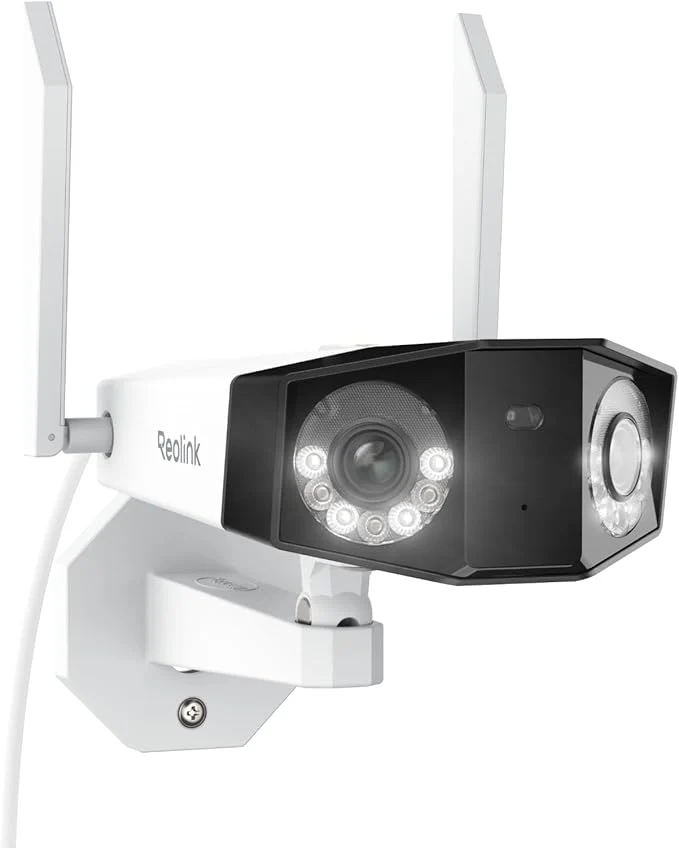 User-Friendly REOLINK 4K WiFi Security Camera with 180° Ultra-Wide Angle 2.4 5GHz Plug-in Outdoor Camera Smart Human Vehicle Animal Detection Color Night Vision Two-Way Talk DC 12V 2A Duo 2 WiFiAbout ThisOverview Secure