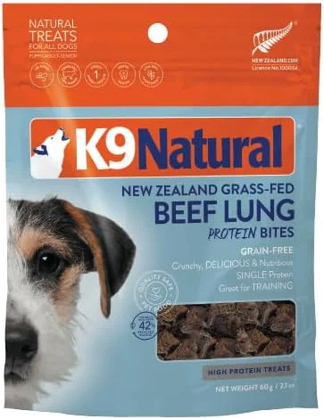 Advanced K9 Natural ze-Dried Single Ingredient Dog Treats High-Value Low-Calorie Protein Bites for Active Dogs Healthy Dog Training Treats Grain- Reward Beef Lung 2.1ozAbout This Easy-to-Use