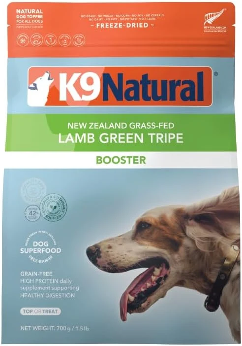 Practical K9 Naturals ze Dried Dog Food Topper with Ingredients Organ Meat Blend for Digestive Support Human-Grade ze Dried Puppy Food Dog Topping Lamb Green Tripe 1.5ozAbout This Genuine