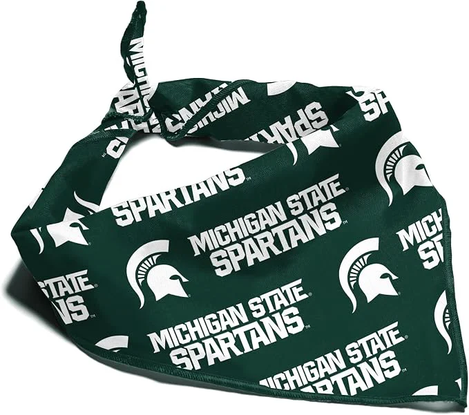 Trendy Michigan State Spartans ly Licensed Bandana World-Class