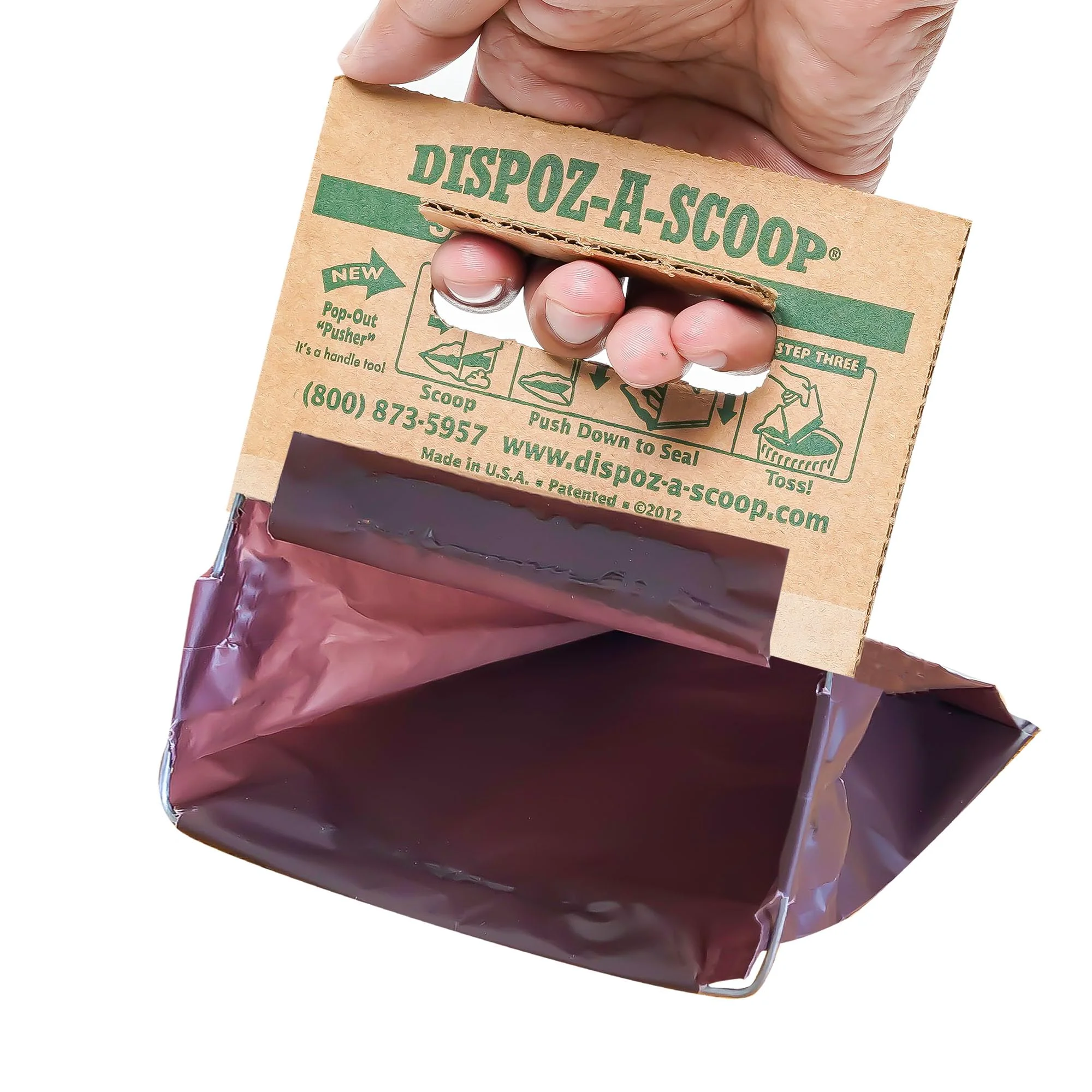 High-End Dispoz-A-Scoop 48 Pack Scoop-Seal-Dispose No-Touch Dog Pooper Scooper by Healthpro Prods. Superior