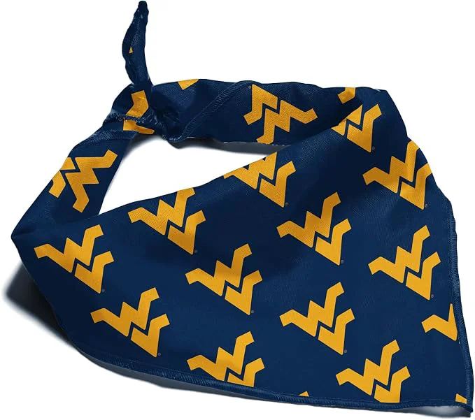 Convenient West Virginia Mountaineers ly Licensed Bandana Certified