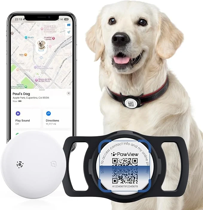 Breathable Smart Pet Tracker for Collar Easy-to-Use