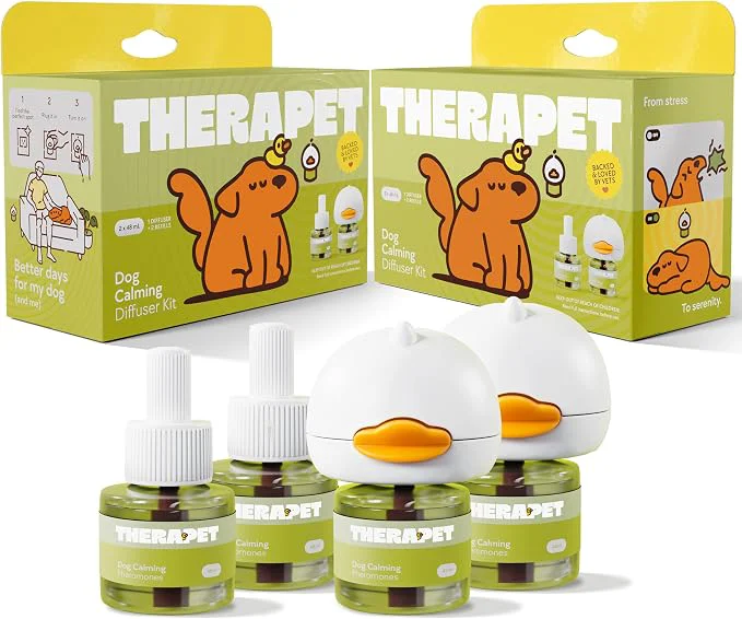 Outstanding TherapetMD 2-Pack 120-Days Dog Calming Diffuser Kits Authentic