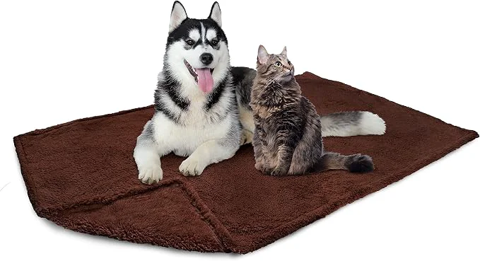 Professional PetAmi Fluffy Waterproof Dog Blanket Verified