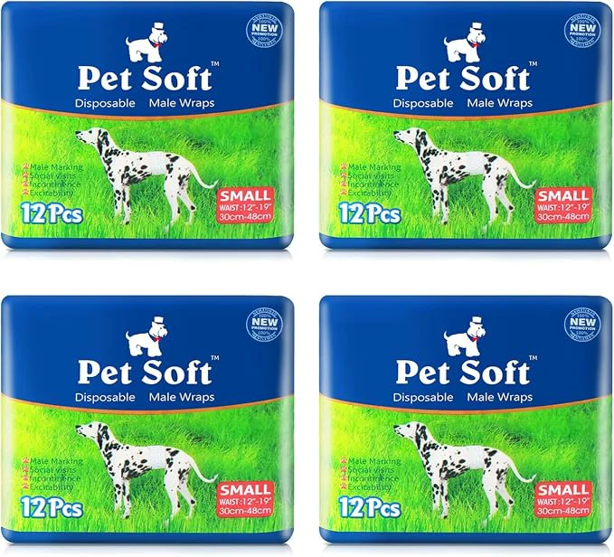 High-End Pet Soft Disposable Male Dog Wraps Environmentally Friendly