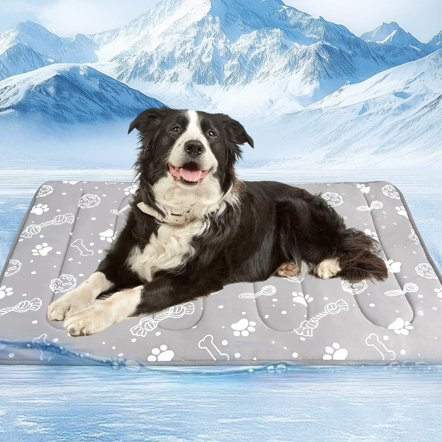 Classic MH MYLUNE HOME Upgrade Cooling Mat for Pets – 44x32 Arc-Chill Pad Fast
