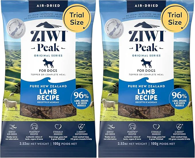 Professional ZIWI Peak Air-Dried Dog Food – Lamb - All Natural High Protein Grain Limited Ingredient w Superfoods 3.5oz Pack of 2 About This Smart