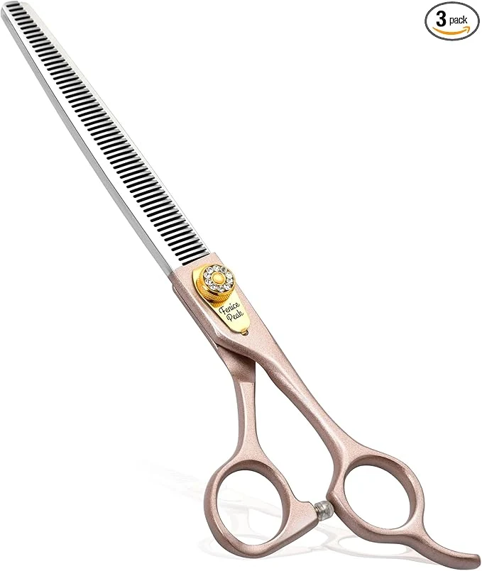 Trendy Fenice Peak Professional Thinning Scissors for Dog Cat 7 7.5'' Pet Grooming Scissors 440C Stainless Steel Thinning Shears for Dogs 50 56 TeethAbout ThisOverview Secure