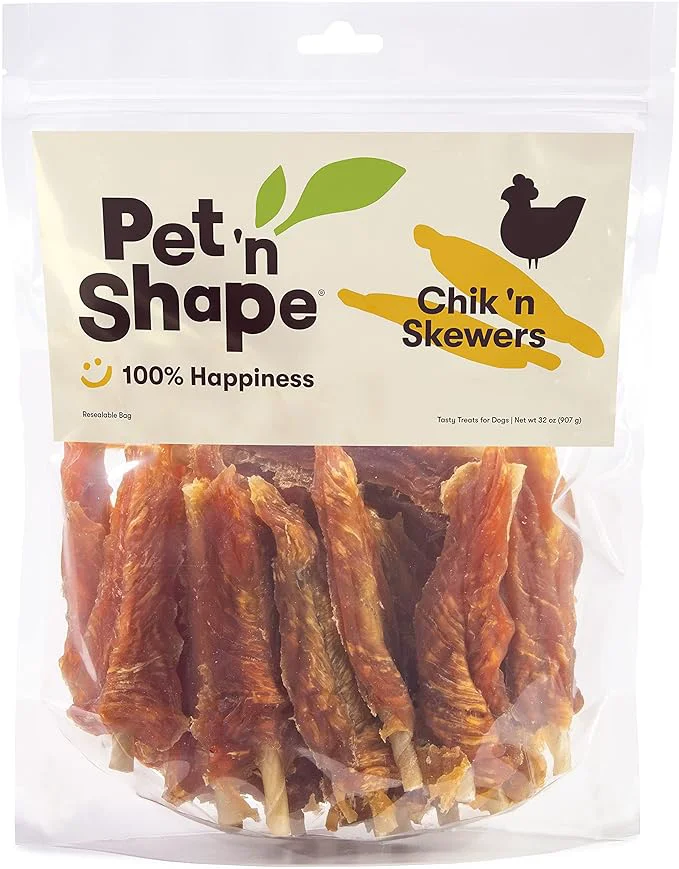 Modern Pet 'n Shape Chik 'n Skewers – Chicken Wrapped Rawhide Dog ChewAbout This Consistent