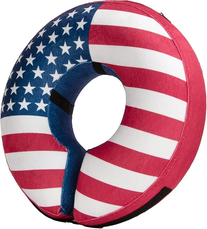 Excellent BENCMATE Inflatable Dog Cone Collar Soft Dog Cone for Small Medium Large Dogs and Cats Neck Recovery ECollar Donut Collar After Surgery Large Flag About ThisOverview Fine Crafted