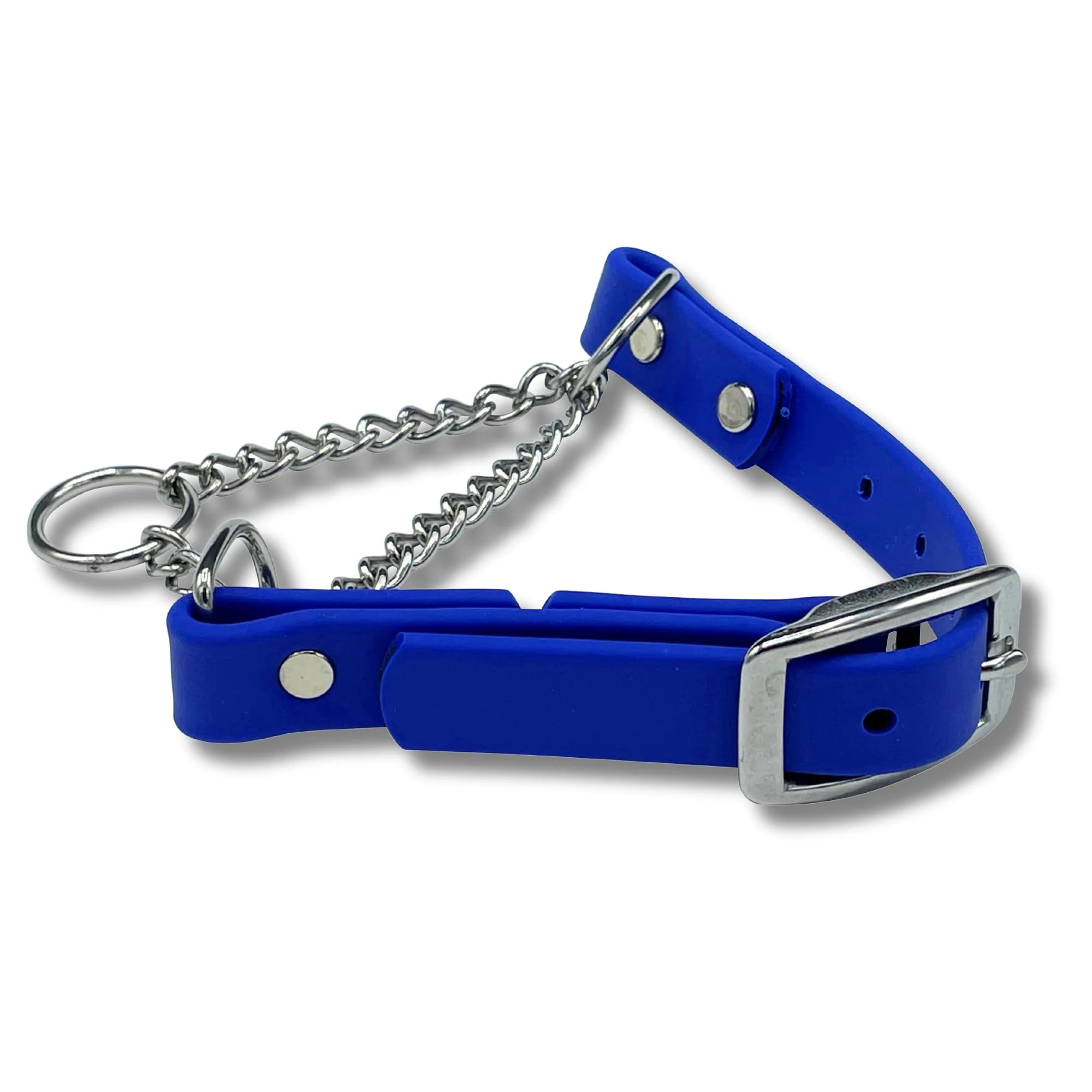 Clean JIM HODGES DOG TRAINING Martingale Collar for Dogs – Biothane Stainless Steel Hardware No-Pull USA Made Next-Generation