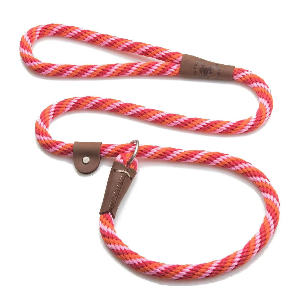 Relaxed Mendota Pet Slip Leash - USA-Made Slip Lead Collar Combo in Taffy 3 8 in x 6 ft for Dogs Up to 50 lbs Flexible