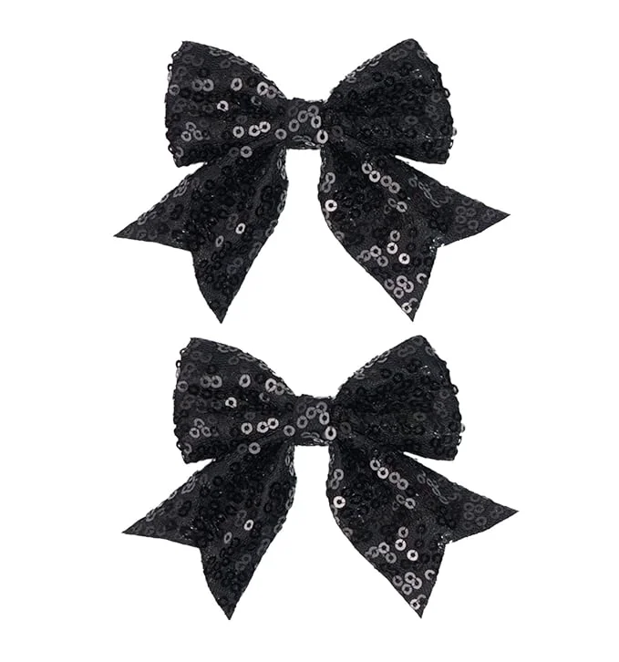 Carefully Designed 3-inch Sequined Bow Hair Clips For Baby Girls Kids and Young Women Birthday High-Performance