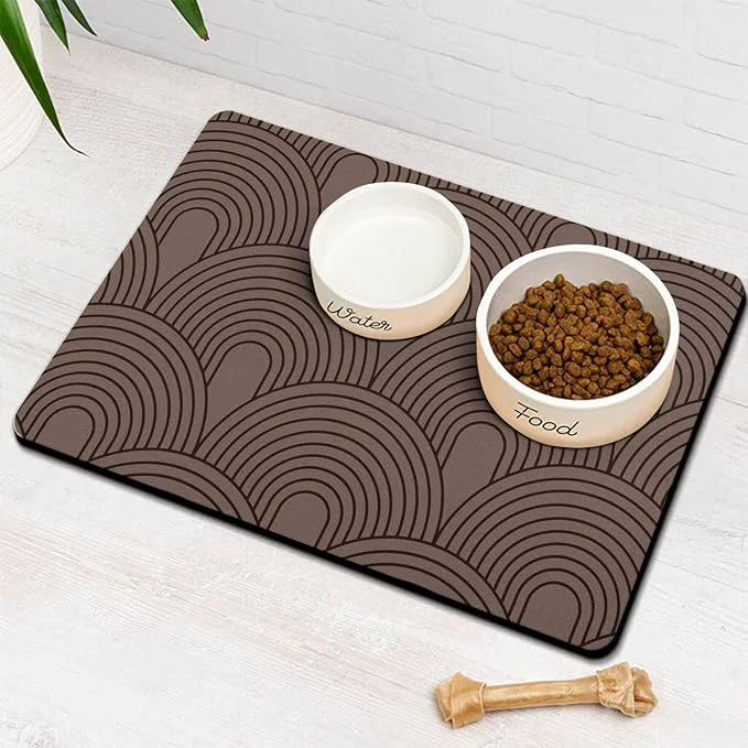 Exceptional Dog Food Mats for Floors Absorbent Pet Cat Food Mat Luxury