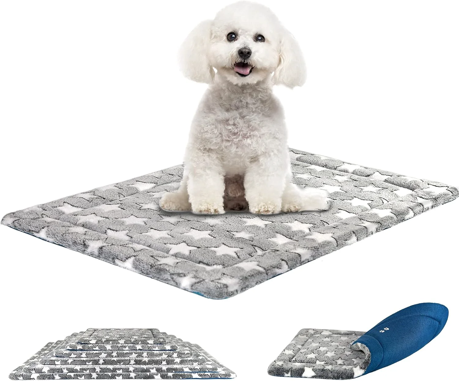 Effective KROSER Fancy Crate Pad Bed Mat Reversible Cool Warm Optimized
