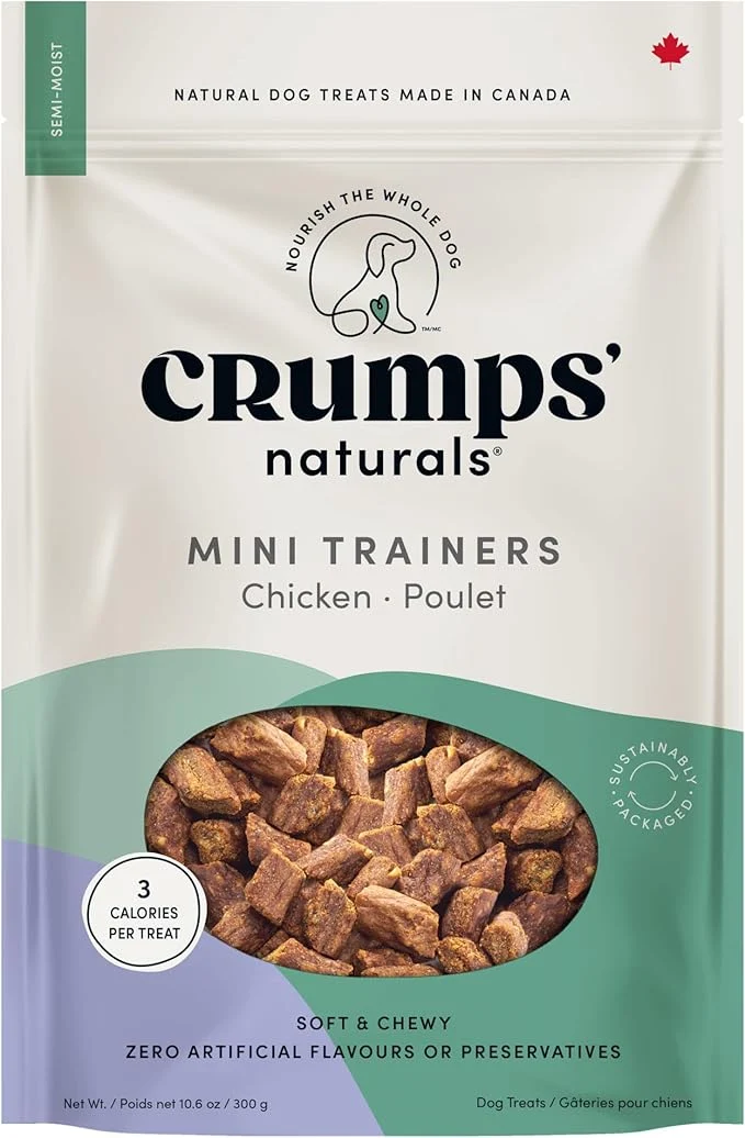 Superior Crumps Naturals Mini Trainer Semi Moist Chicken 300g 10.6oz Product Packaging May Vary About This Exclusive