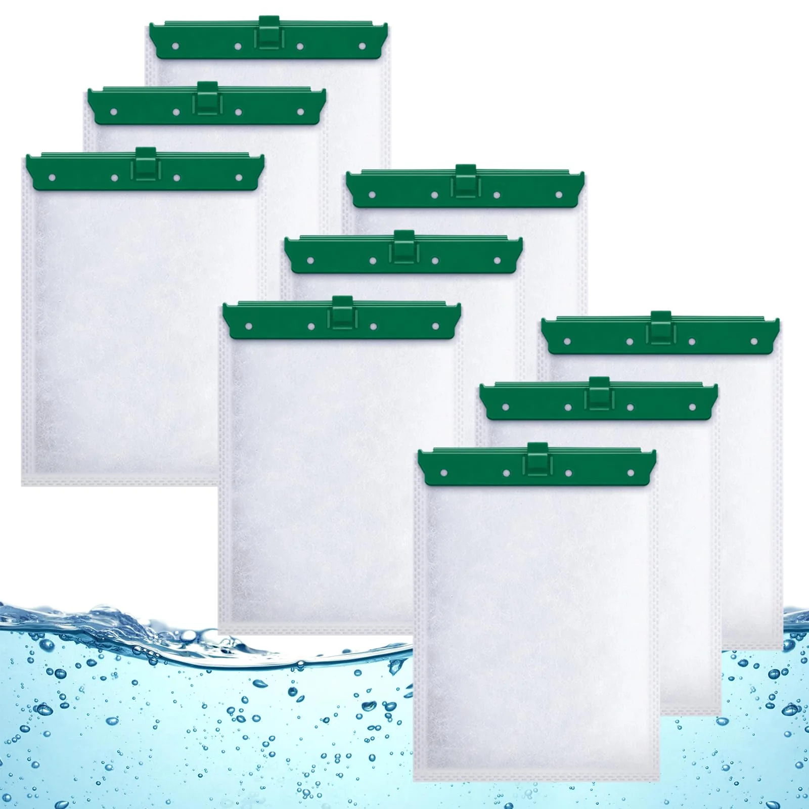 Casual Kucbraly Aquarium Filter Cartridges 9-Pack for Whisper Bio-Bag Repto Filter Minimalist