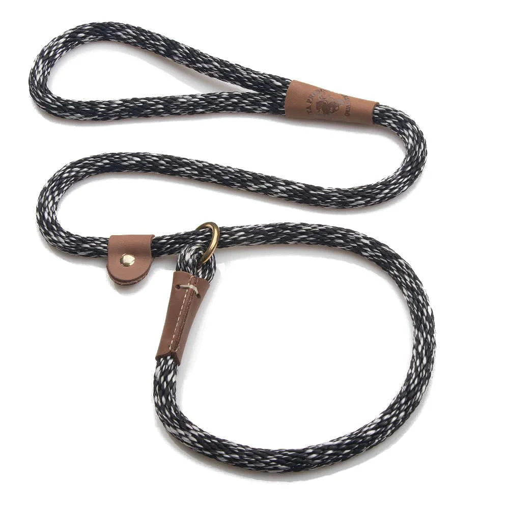 Dependable Mendota Pet Slip Leash — USA-Made 1 2 in x 6 ft for Large Breeds Leash Collar in One Minimalist