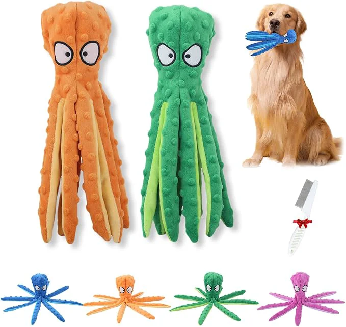 Luxury 2025 New Upgrade Interactive Chew Pet Toy No Stuffing Bite-Resistant Squeaky Genuine