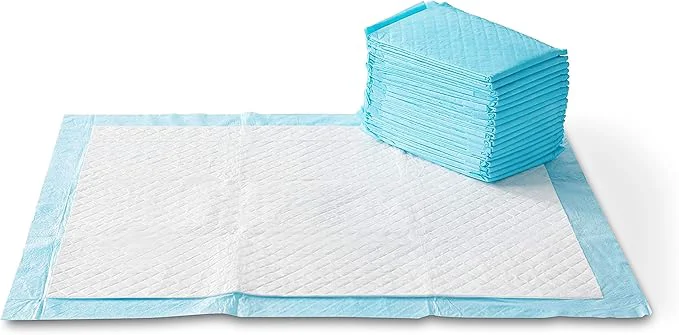 World-Class Amazon Basics X-Large Absorbent Puppy Pads Leak-Proof Quick-Dry 28 x 34 Inches Pack of 50 Blue WhiteAbout ThisOverview Premium Material