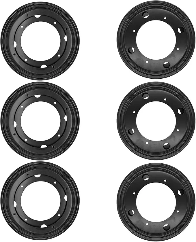 Durable 6 Packs 8'' Lazy Susan Hardware Heavy Duty 5 16''Thick Turntable Bearing Swivel Pate for Rotating Table Book Case Serving Tray Corner Shelves Kitchen DVD Tower Shoe Rack BlackAbout ThisOverview Solid