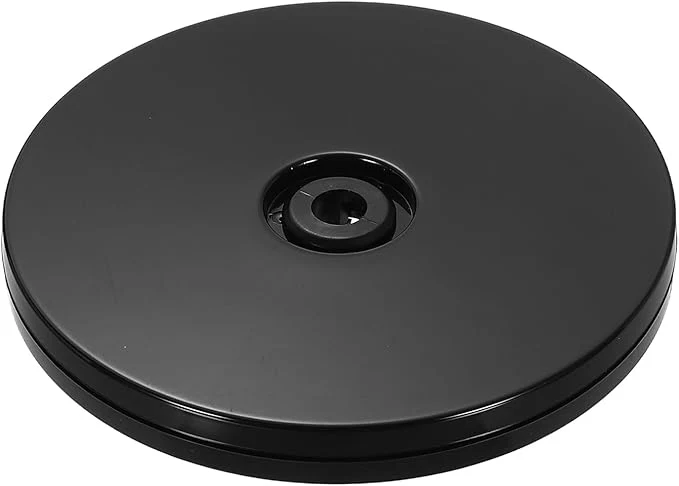 Detailed uxcell 1Pack Acrylic Lazy Susan Turntable 4 Spinner Lazy Susan Turntable Organizer Acrylic Ball Bearing Rotating Tray for Pantry Spice Rack Decorating BlackAbout ThisOverview Authentic