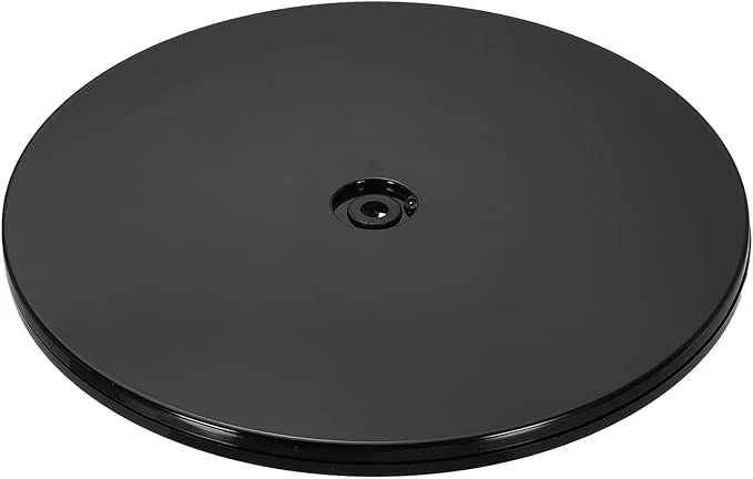 Dependable uxcell 1Pack Acrylic Lazy Susan Turntable 9 Spinner Lazy Susan Turntable Organizer Acrylic Ball Bearing Rotating Tray for Pantry Spice Rack Decorating BlackAbout ThisOverview Practical