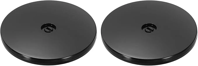 Practical uxcell 2Pack Acrylic Lazy Susan Turntable 6 Spinner Lazy Susan Turntable Organizer Acrylic Ball Bearing Rotating Tray for Pantry Spice Rack Decorating BlackAbout ThisOverview Environmentally Friendly