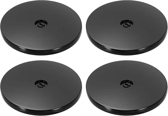 Breathable uxcell 4Pack Acrylic Lazy Susan Turntable 6 Spinner Lazy Susan Turntable Organizer Acrylic Ball Bearing Rotating Tray for Pantry Spice Rack Decorating BlackAbout ThisOverview Optimized